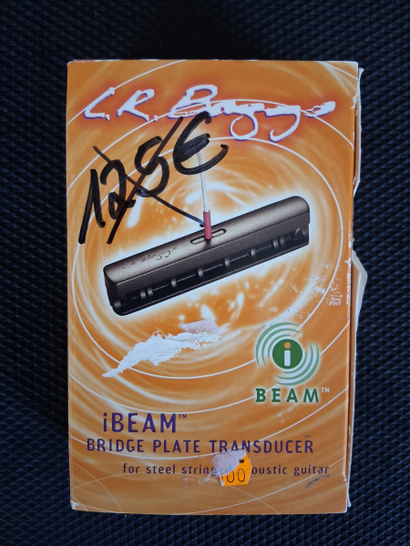 L.R.Baggs iBEAM, Bridge Plate Transducer for steelstringed guitar, Auspackware